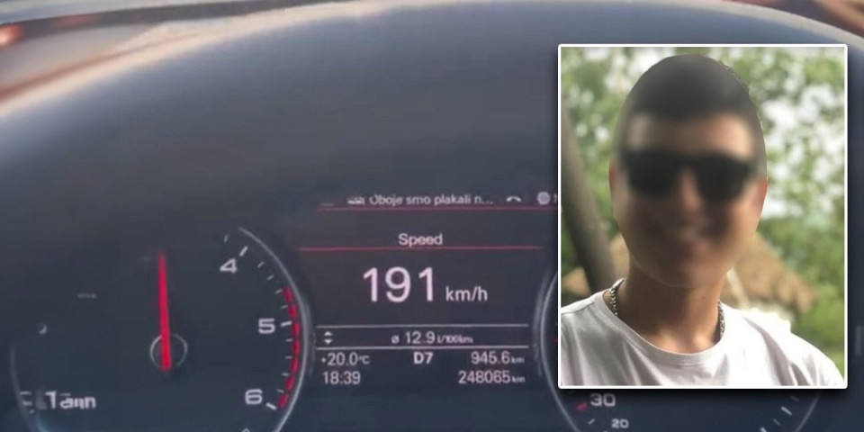 Mladić koji je pregazio Emira hvalio se kako divlja za volanom: Snimao se dok vozi 200 na sat