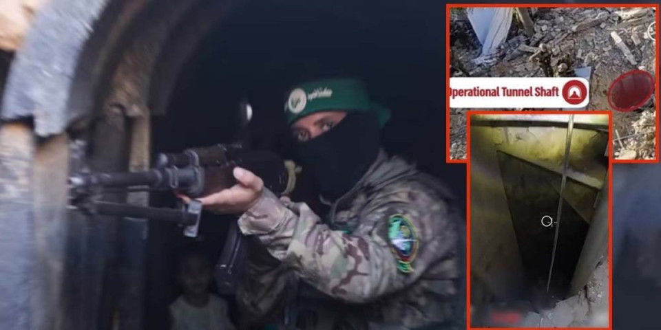 (VIDEO) Ovo je ulaz u podzemni grad?! Na vratima odbrambeni mehanizam, Hamas na sve mislio