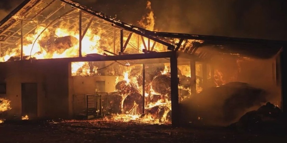 "Strahujemo da je požar podmetnut": Radojku u jednom danu izgorele životinje, seno, kukuruz i drva