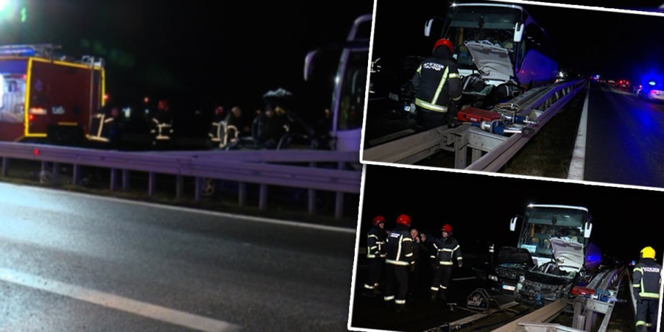 Jedan mrtav, sedmoro povređenih! Haos kod Kragujevca, vatrogasci evakuišu putnike! (FOTO)