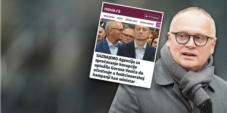 Vesić brutalno odgovorio opoziciji: Kada nemaju glasove oni bi da mi zabrane da izgovorim rečenicu "Srbija ne sme da stane"!?