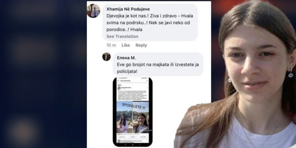 "Devojka je kod nas": Lažni profil sa Kosova napisao kako je mala Vanja kod njega! Za devojčicom raspisana poternica