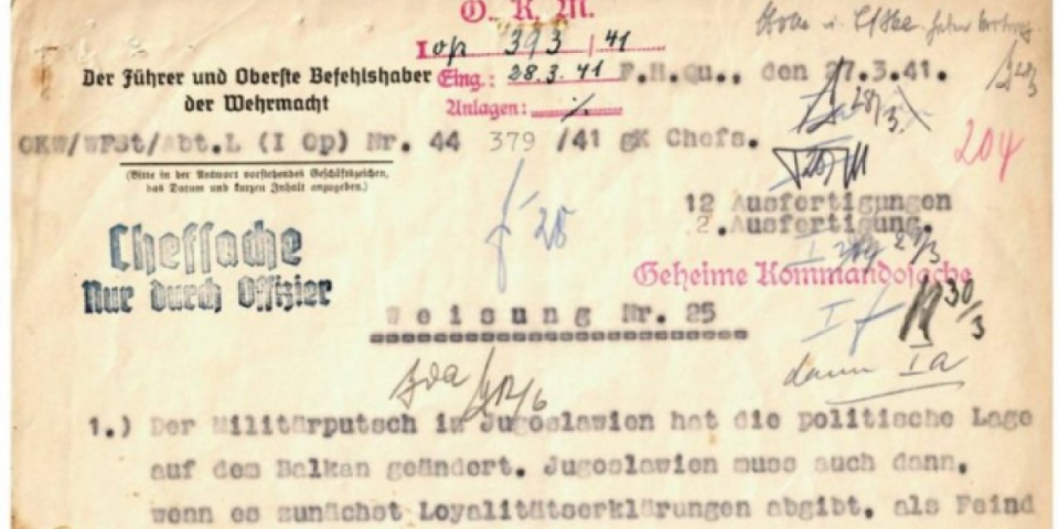 Hitlerova Direktiva kupljena za 42.500 dolara: Muzej žrtava genocida objavio detalje vezane za kupovinu dragocenog istorijskog artefakta!