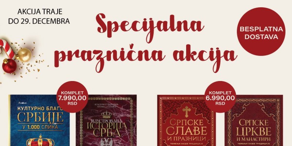 Kapitalna izdanja Vulkan izdavaštva na specijalnoj prazničnoj akciji: Od 8. do 29. decembra na sajtu vulkani.rs