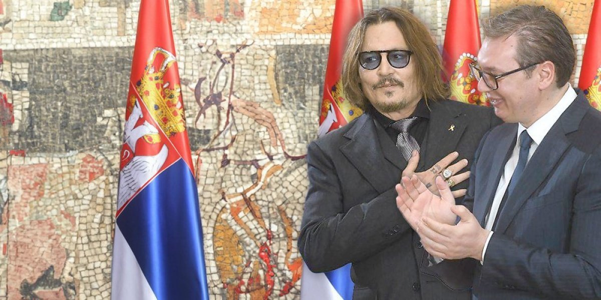 Kako je Džek Sperou doveo Džonija Depa u Beograd? Novi video predsednika Srbije će vas nasmejati do suza!