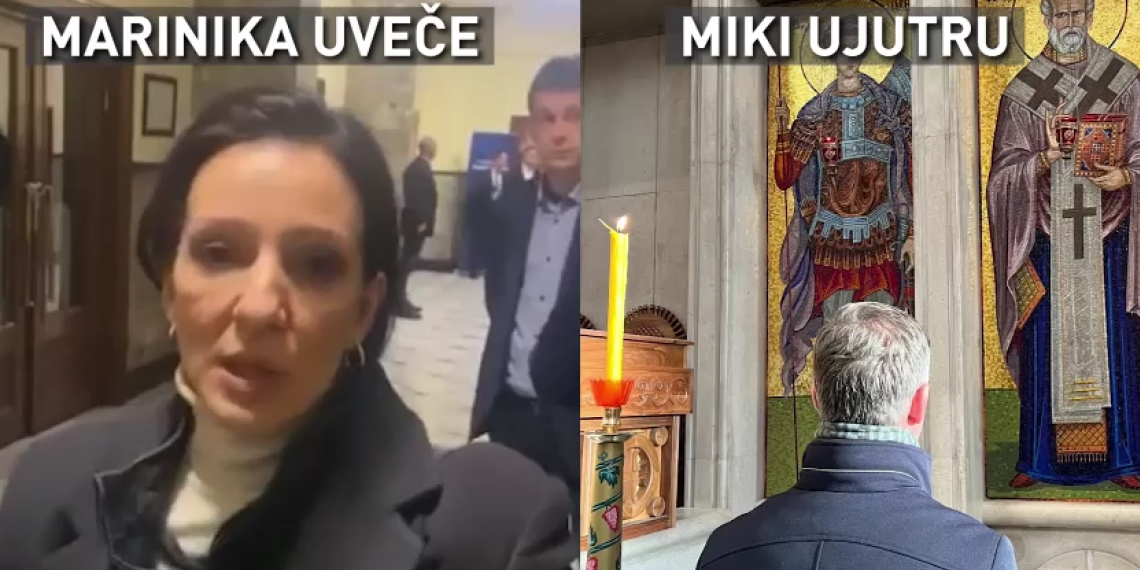 Kakav lažov! Miki Aleksić od jutros u crkvi, a ne u RIK kako je i obećao! (VIDEO)