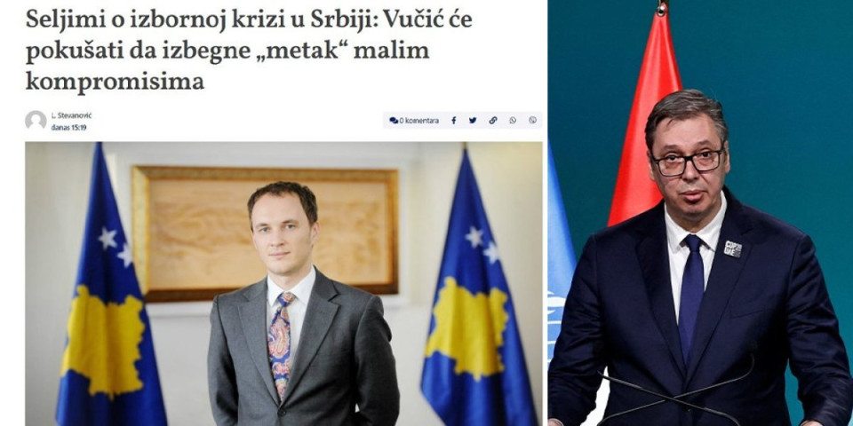 Tajkunski "Danas" i Petrit Seljimi nadaju se metku za Vučića!