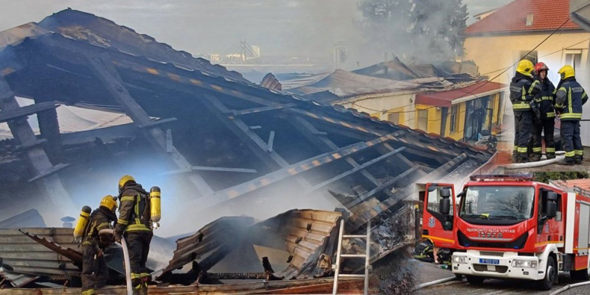 (VIDEO) Prve fotografije požara na Senjaku: Vatrogasne ekipe biju bitku sa vatrenom stihijom