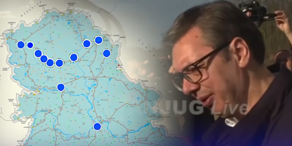 Snimak koji morate pogledati: Koliko mesta u Srbiji Vučić može da poveže za 7 minuta?!