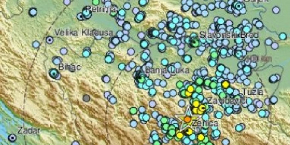 Snažan zemljotres pogodio Zenicu! Jak potres osetio se i u Beogradu
