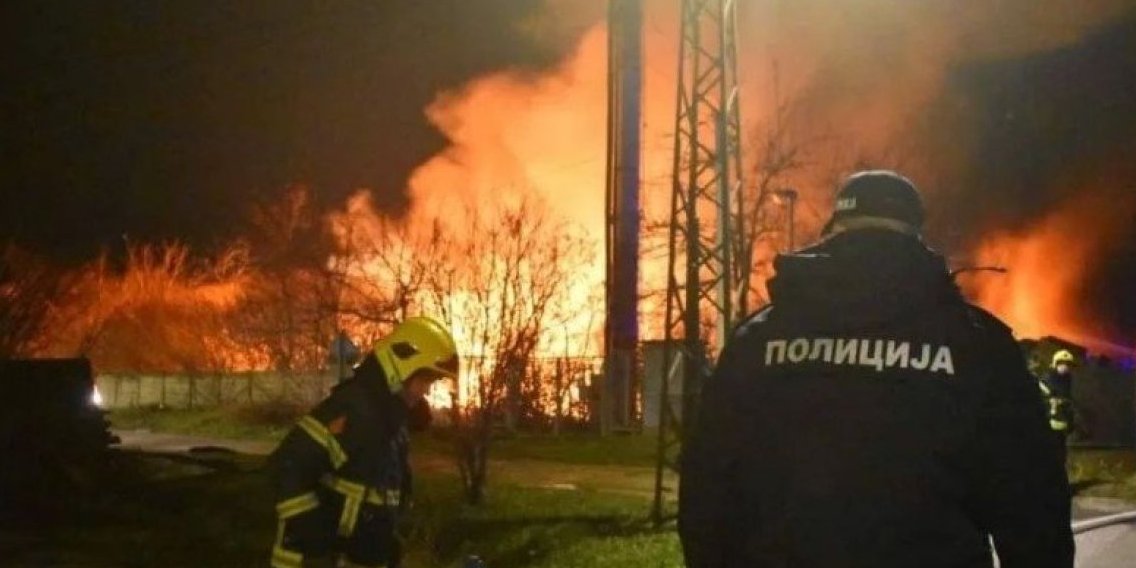 Požar u centru Beograda! Dim kulja na sve strane (VIDEO)
