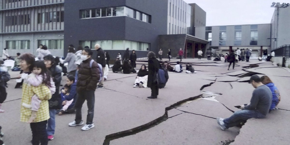 Današnji zemljotres u Japanu na poluostrvu Nato najjači u istoriji merenja (VIDEO)