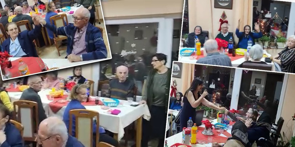 Doček za pamćenje u staračkom domu: Penzioneri kitili muziku i igrali kolo! (VIDEO)