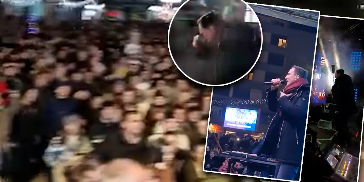(VIDEO) U Užicu peva ceo Trg! Pogledajte šta je Sergej uradio pre izlaska na binu!