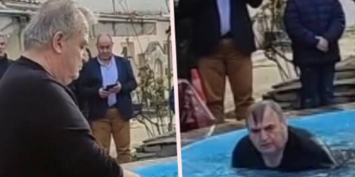 (VIDEO) Grci nadmašili Bugare! Šok snimak plivanja za časni krst! Sve će vam biti jasno kada vidite kako se čovek bori za svetinju!