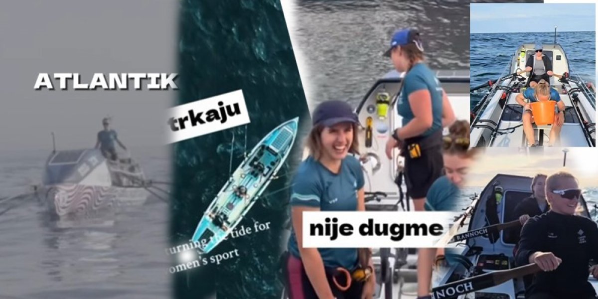 Ana je prva žena iz Srbije koja će preveslati Atlantik: Čamac deli sa tri drugarice, dok oko njih plivaju ajkule!