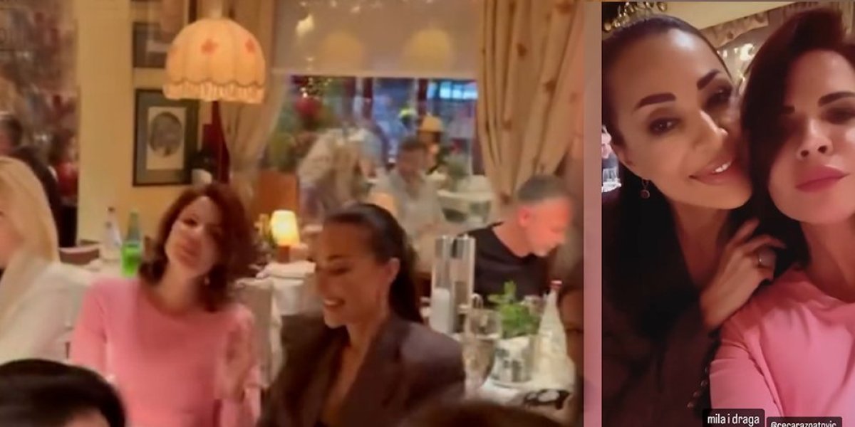 Ceca objavila snimak sa slavlja drugarice! Pevačica se provodi u luksuznom restoranu, a s njom političarka, pevačica i voditeljka (VIDEO)