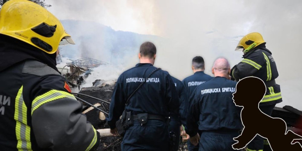 Stradala beba u požaru! Izgorela kuća u selu kod Sopota