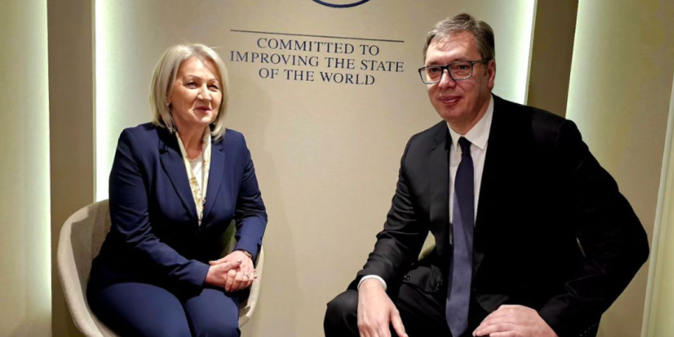 Važan sastanak u Davos: Vučić razgovarao sa predsedavajućom Saveta ministara BiH