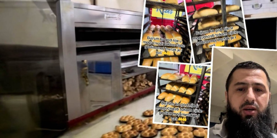 (VIDEO) Sead iz Novog Pazara besplatno nudi hleb onima koji nemaju da ga kupe!