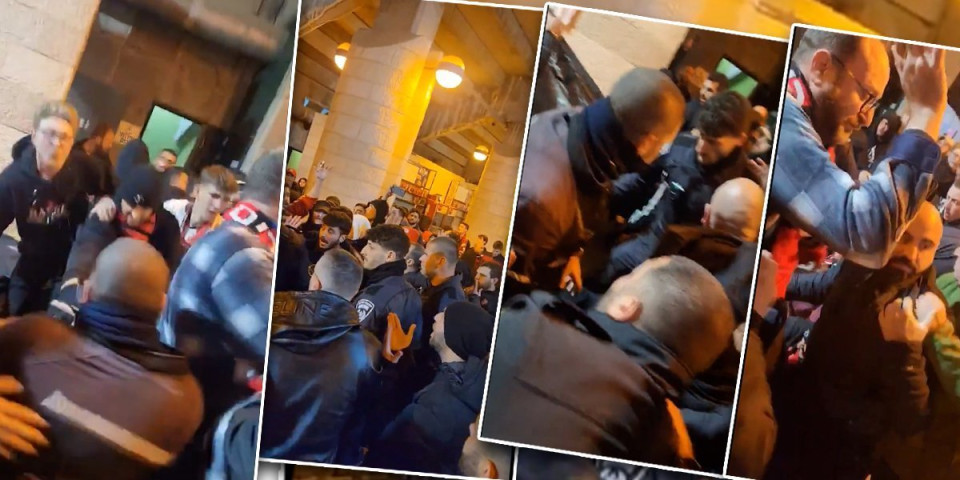 Opšti haos u Jerusalimu! Policija napala navijače Hapoela, napadnut novinar! (VIDEO)