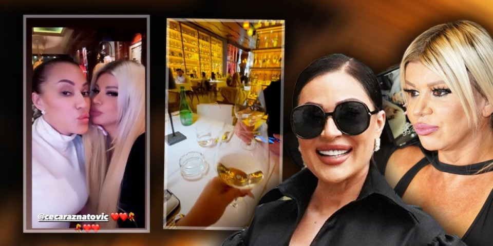 "Na starom mestu": Ceca i Dara Bubamara uživale u luksuznom restoranu, pa pokazale koliko se vole (VIDEO)