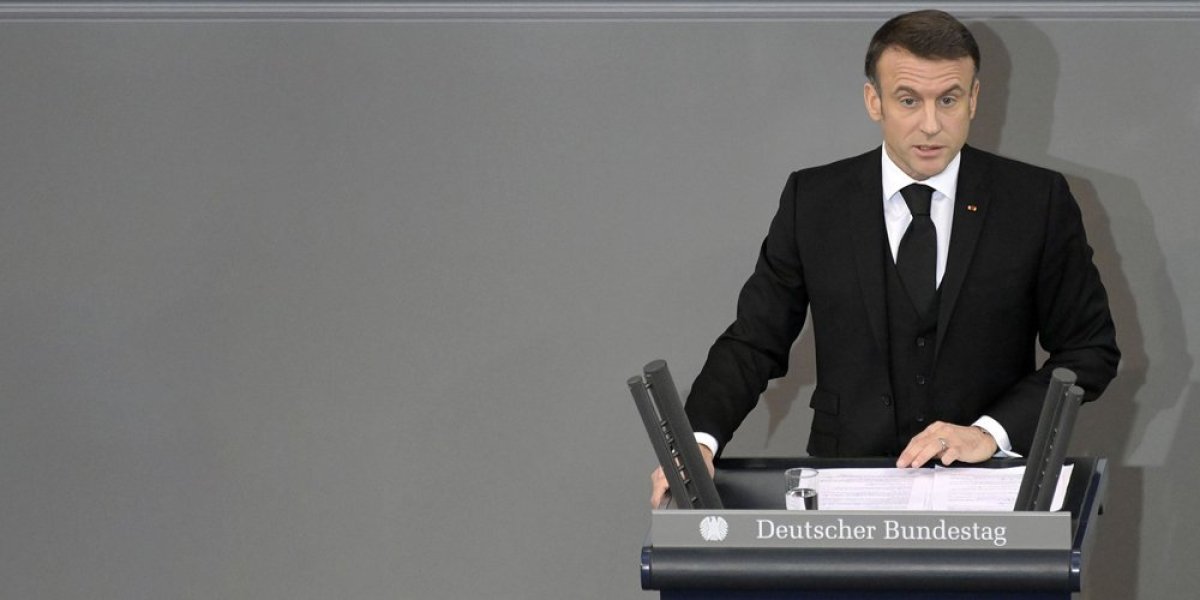 Makron stao za govornicu Bundestaga, Nemci ostali u čudu! Ovo niko nije uradio od 1962. godine (FOTO/VIDEO)