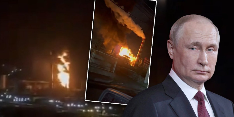 (VIDEO) Drama kod Putinove palate! Razoran udar ukrajinskih dronova, izbio džinovski plamen!