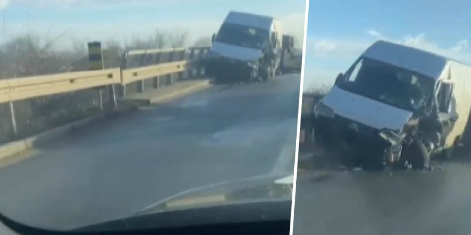 Snimak žestokog sudara kamiona i traktora! Užas kod Stopanje, strahuje se da ima povređenih