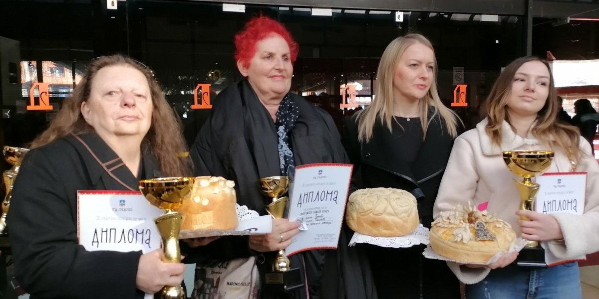 Nagrađene za najlepši Svetosavski slavski kolač: Danica Ristić, Milena Cvetković, Snežana Đurić i Dragana Pantić