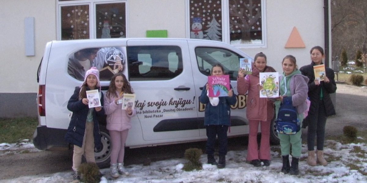 Knjige na točkovima! U novopazarskim selima sad pitaju "kad će bibliobus"?