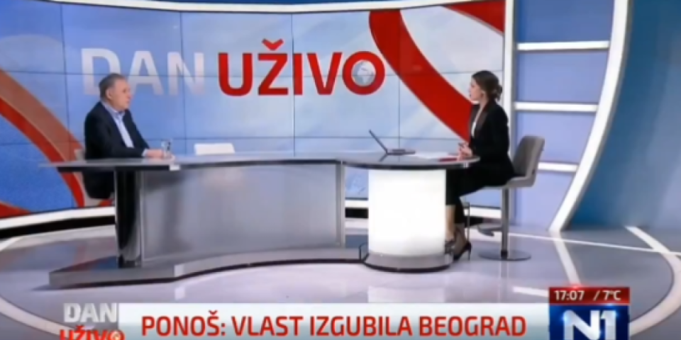 Voditeljka N1 pokopala Ponoša i Đilasa: Malo ljudi vam dolazi na proteste! (VIDEO)