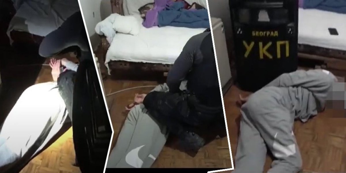 Snimak hapšenja ubice iz Borče! Uhvaćen u kući na spavanju
