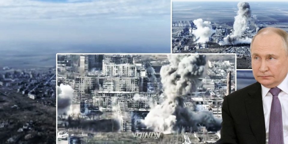 (VIDEO) Najstrašnije razarnje! Putin monstrum bombama uništava sve! Grad srušen do temelja, kamen na kamenu nije ostao!