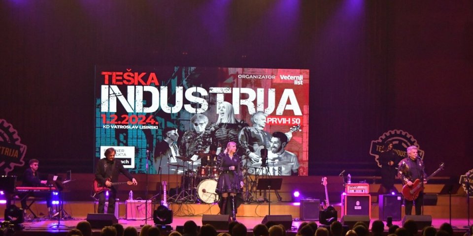 Teška industrija proslavila 50 godina koncertom u Lisinskom: "Mi smo regionalni bend i imamo razloga da opstanemo"