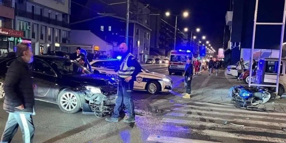 Povređen motociklista u sudaru sa automobilom: Saobraćajna nezgoda u Vojvode Stepe