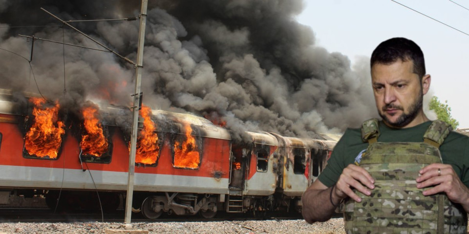 Stravičan udar! Rusi razneli ukrajinske vozove, a u njima... Monstruozna eksplozija zatresla ceo grad!