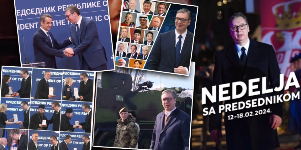 Ovako je izgledala nedelja predsednika Vučića! Sedmicu obeležila proslava Dana državnosti! (VIDEO)