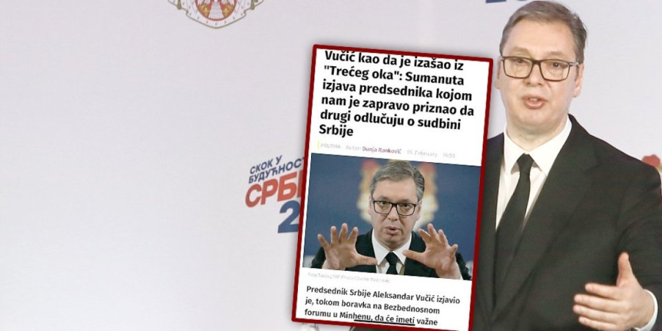Kakav paradoks! Vučić je sumanut za one koji od EU traže uvođenje sankcija Srbiji!