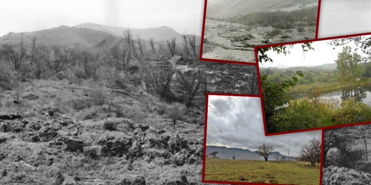 Bog im je oduzeo, ali im je onda i dao! Tone zemlje prekrile su kuće i imanja, pregradile Jovačku reku...Ostalo je samo groblje...