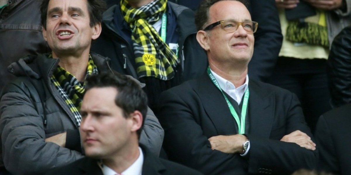 Tom Henks na utakmici Borusije Dortmund.