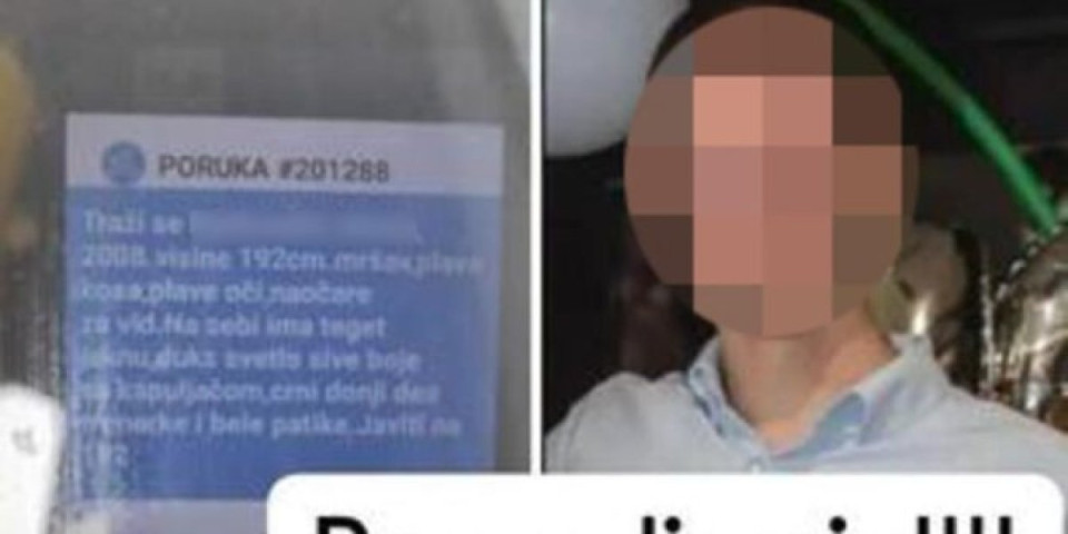 Pronađen Nikola (16) sa Novog Beograda: Oglasila se škola! (FOTO)
