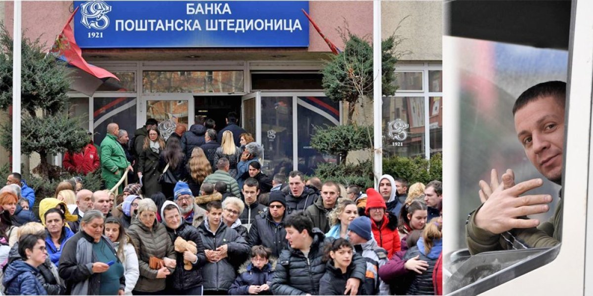 Dok invalidi traže svoj dinar, Šiptari provociraju i prete! (FOTO)