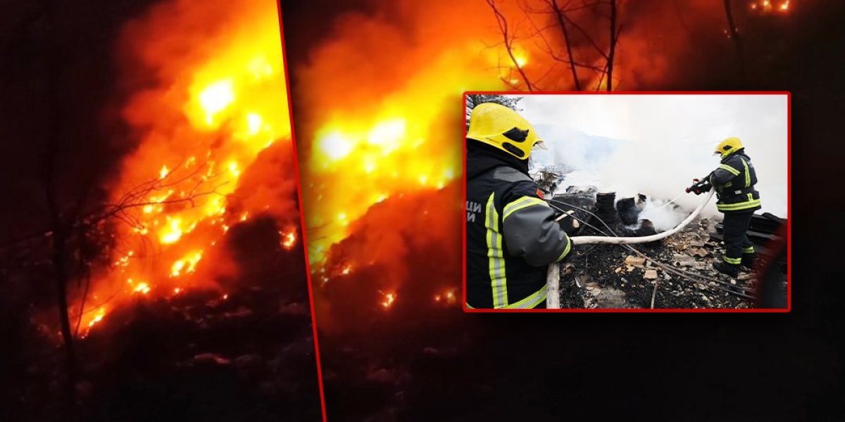 Ogroman požar u Brusu! Gori gradska deponija (VIDEO)