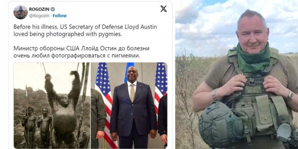 Rogozin prešao granicu! Uporedio šefa Pentagona sa ubijenim majmunom (FOTO)