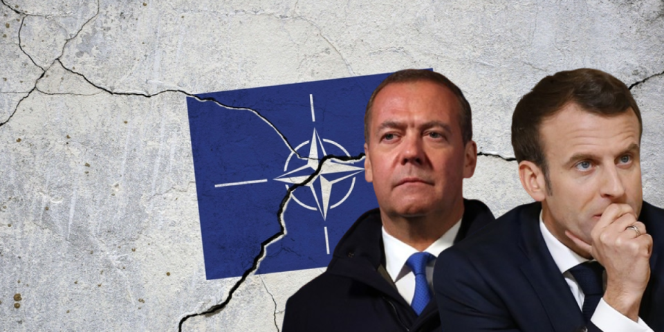 "Razredio mu se mozak"! Medvedev reagovao na Makronovu ideju da NATO pošalje trupe u Ukrajinu