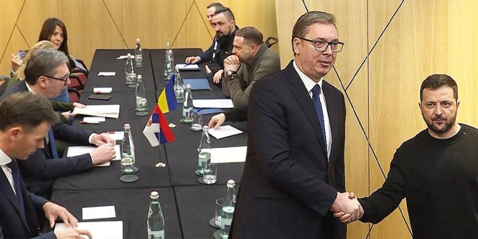 Vučić se sastao sa Zelenskim: Zahvalio sam se na poštovanju teritorijalnog integriteta Srbije (FOTO)