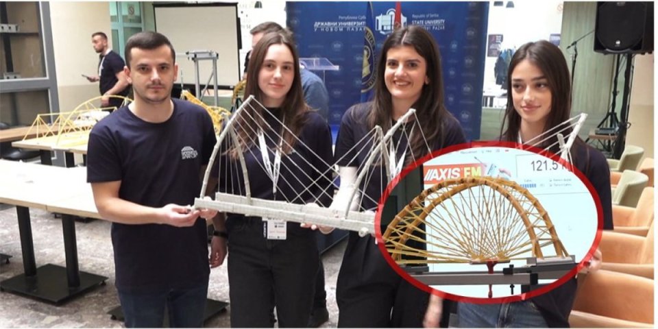 (VIDEO) Napravili most od špageta! Izdržao teret od 124 kila! Evo gde je sad