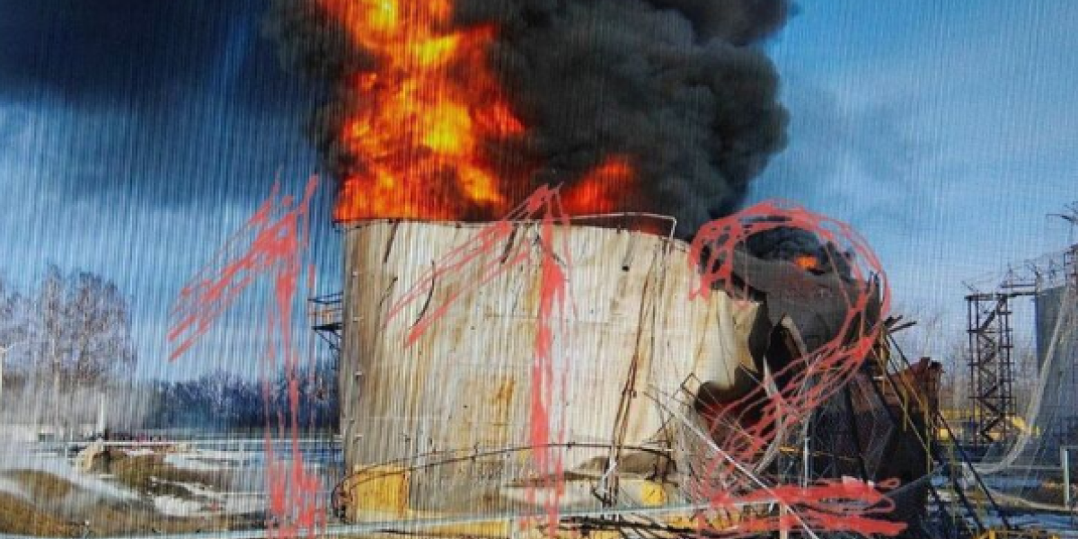Ukrajinci dronom pogodili skladište nafte u Belgorodu! (VIDEO)