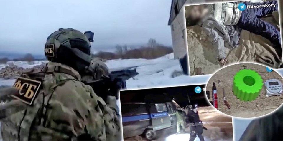 (VIDEO) Brutalan snimak iz Rusije! Ovako se FSB obračunava sa teroristima: Pošao da napadne britanskom bombom, nije mu bilo spasa!